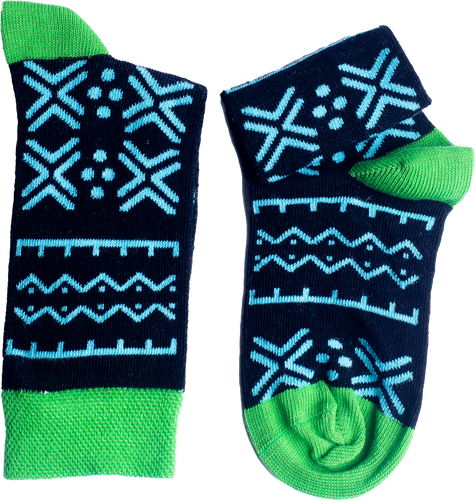 Godiya Kids Socks African Mudcloth
