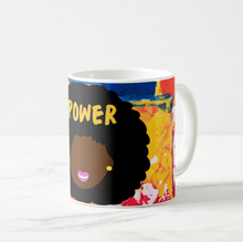 Load image into Gallery viewer, &quot;Power&quot; Afro Girl Mug