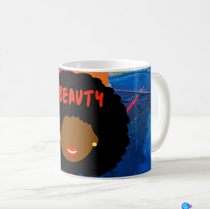 "Beauty" Afro Girl Mug
