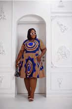 Load image into Gallery viewer, Mira African Print Dress