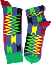 Load image into Gallery viewer, Highlife Kente Socks
