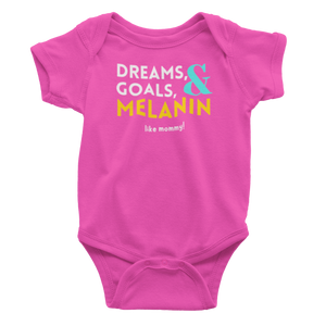 Dreams, Goals, & Melanin Onesie