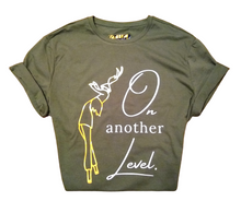 Load image into Gallery viewer, Moko Jumbie Tee - On Another Level - Okra