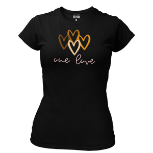One Love - Women's Tee - Noir